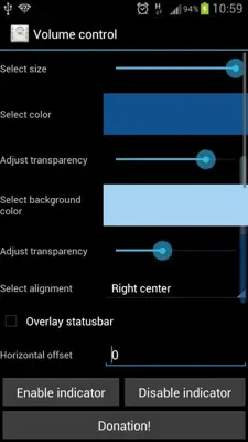 Volume control android App screenshot 4